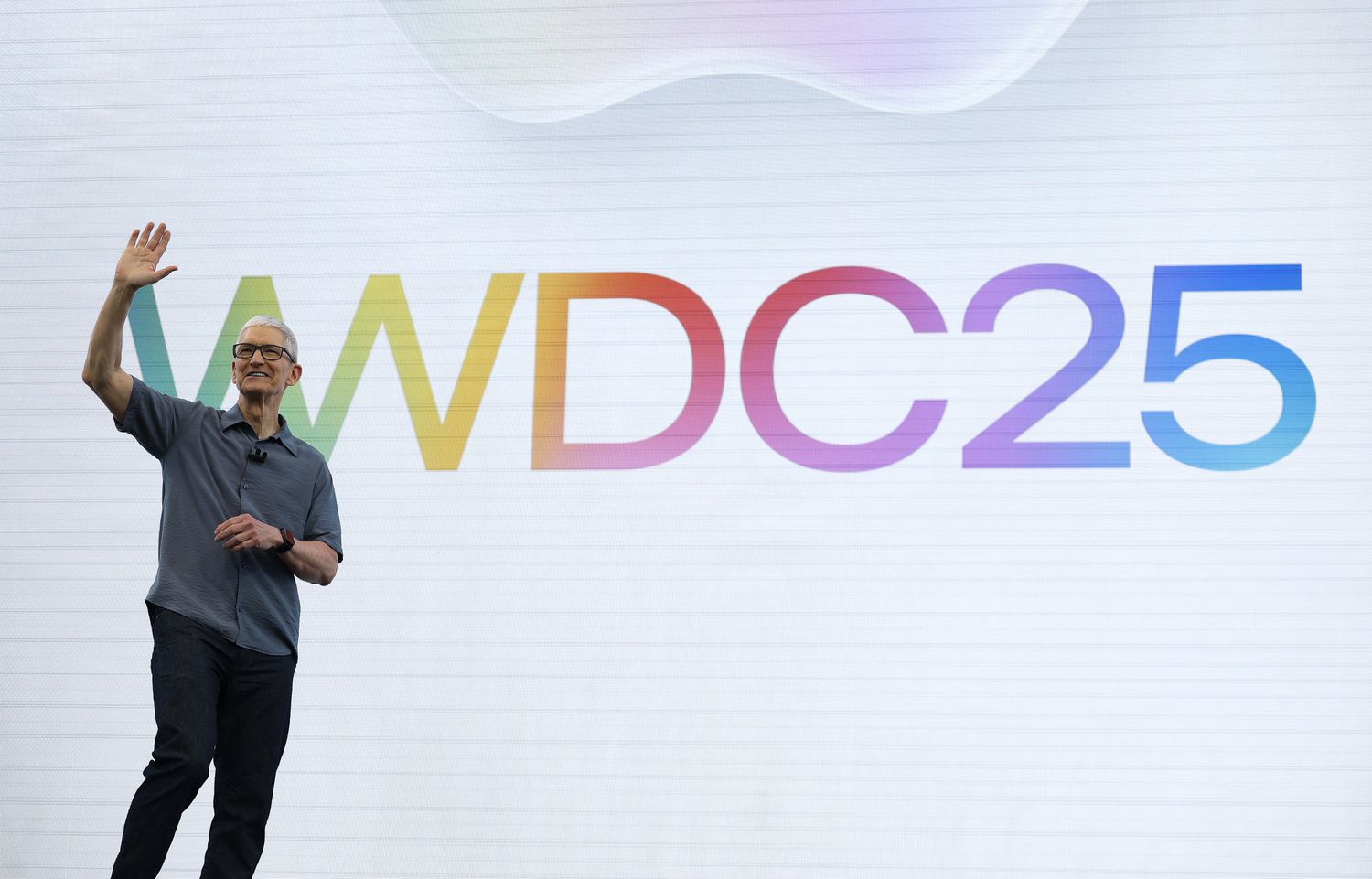 Apple CEO Tim Cook at Apple Worldwide Developers Conference.
