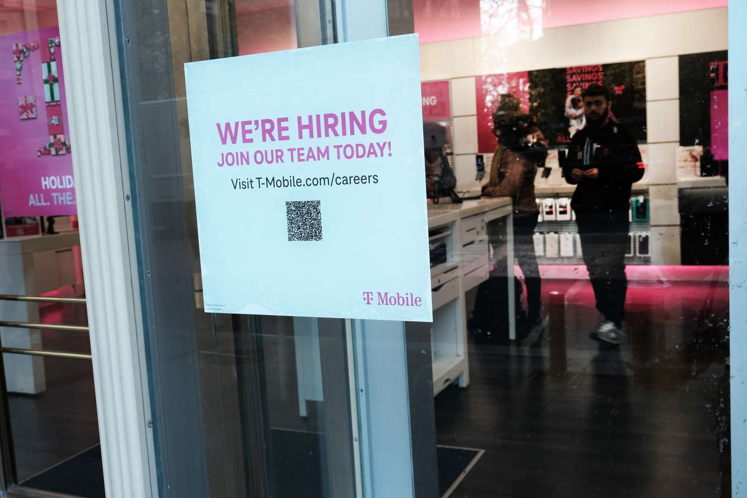 Hiring sign