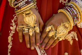 Detail of Rajput woman's jewelry