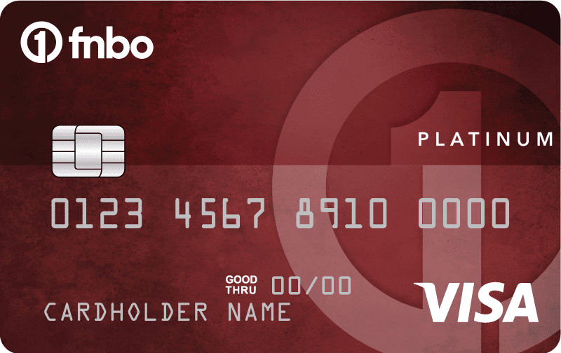 First National Bank of Omaha Platinum Edition Visa Image