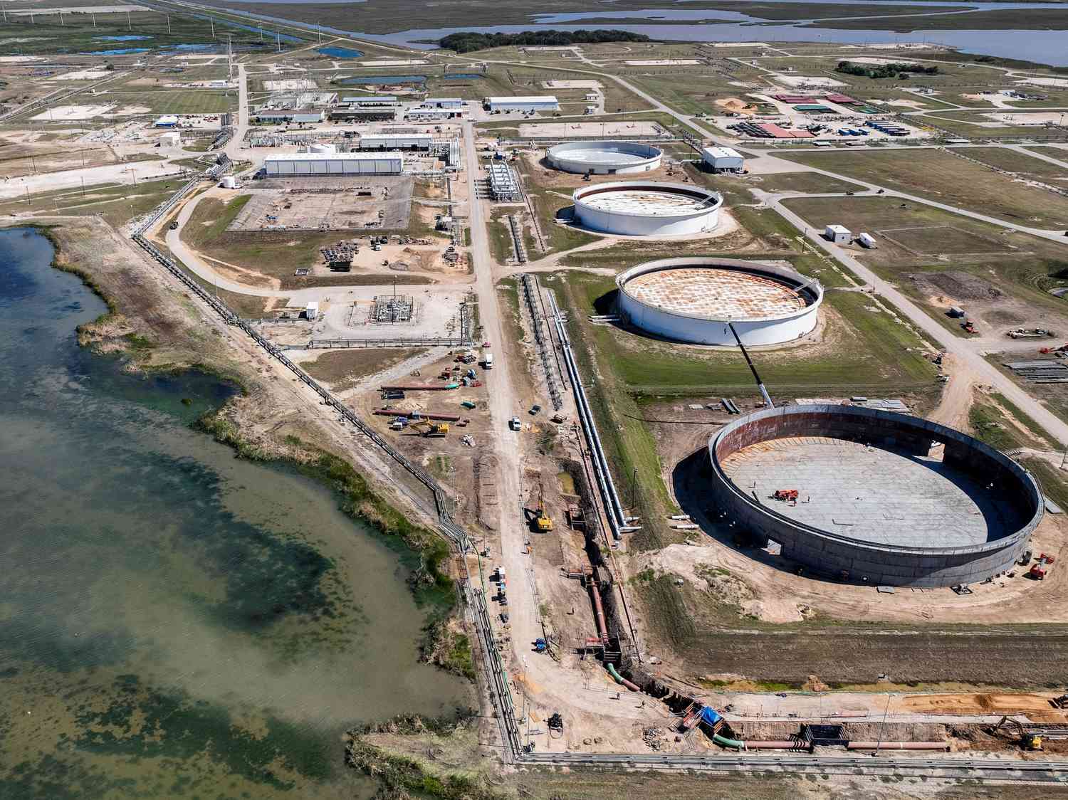U.S. Strategic Petroleum Reserve storage facility in Freeport, Texas