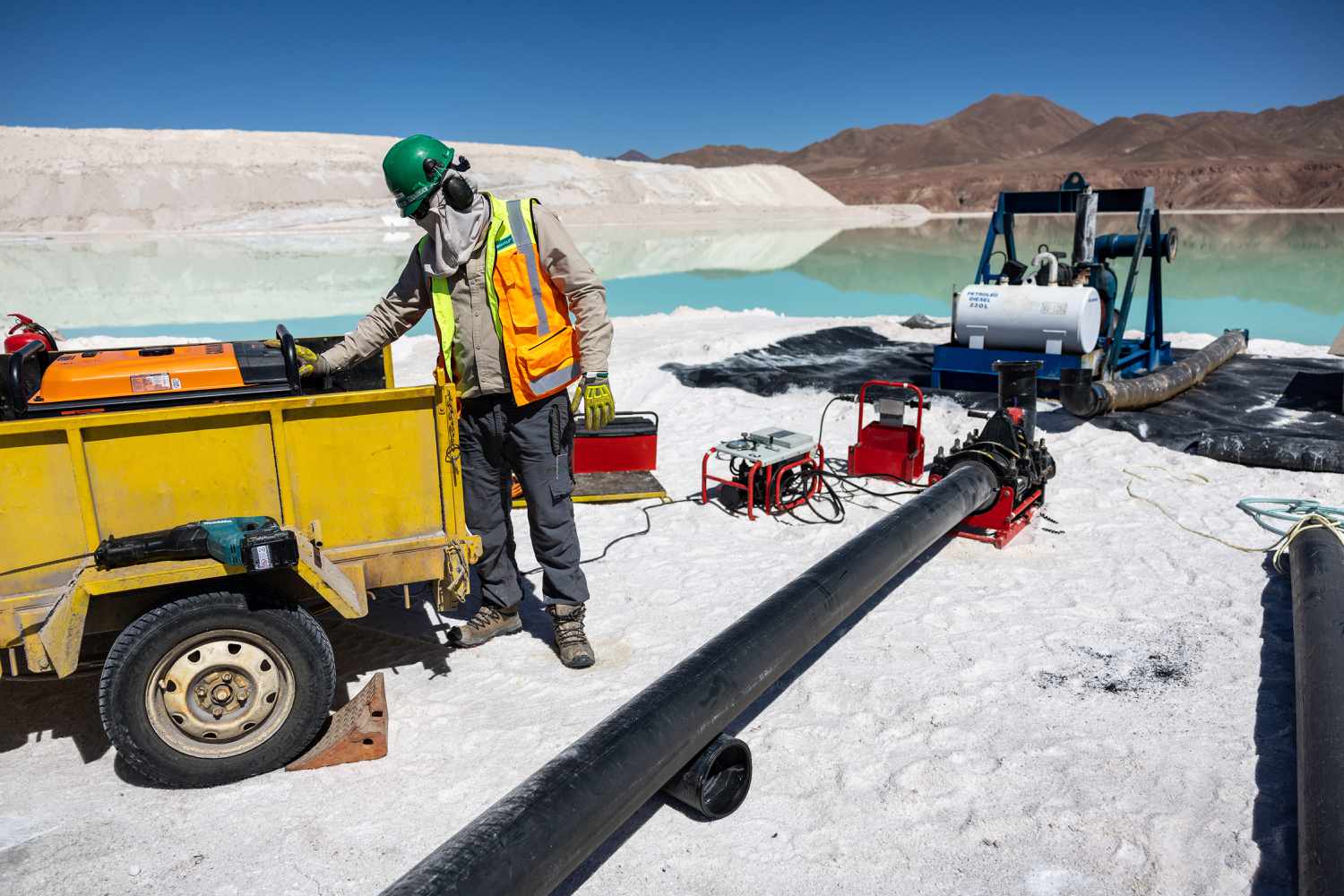 Chile Lithium Mine Atacama Salt Flat