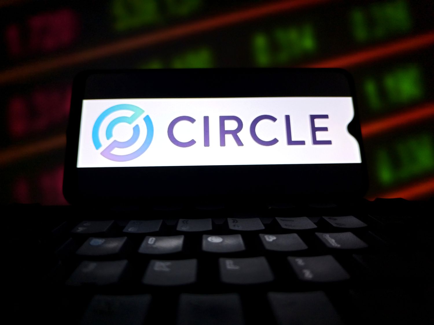 The Circle logo is displayed on a smartphone