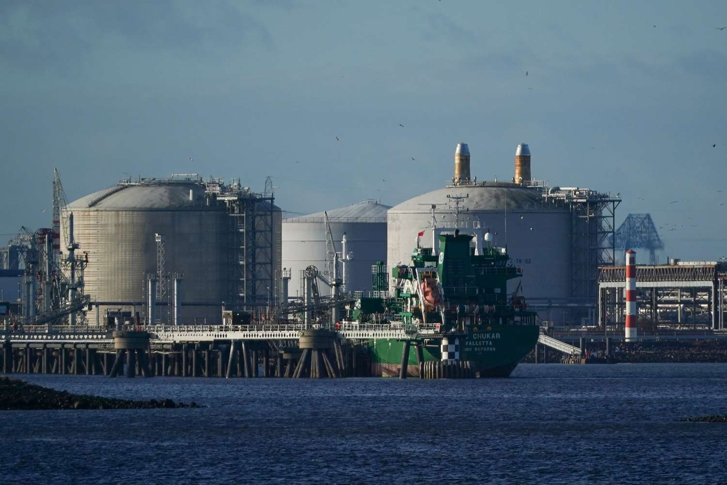 ConocoPhilips natural gas terminal in England.