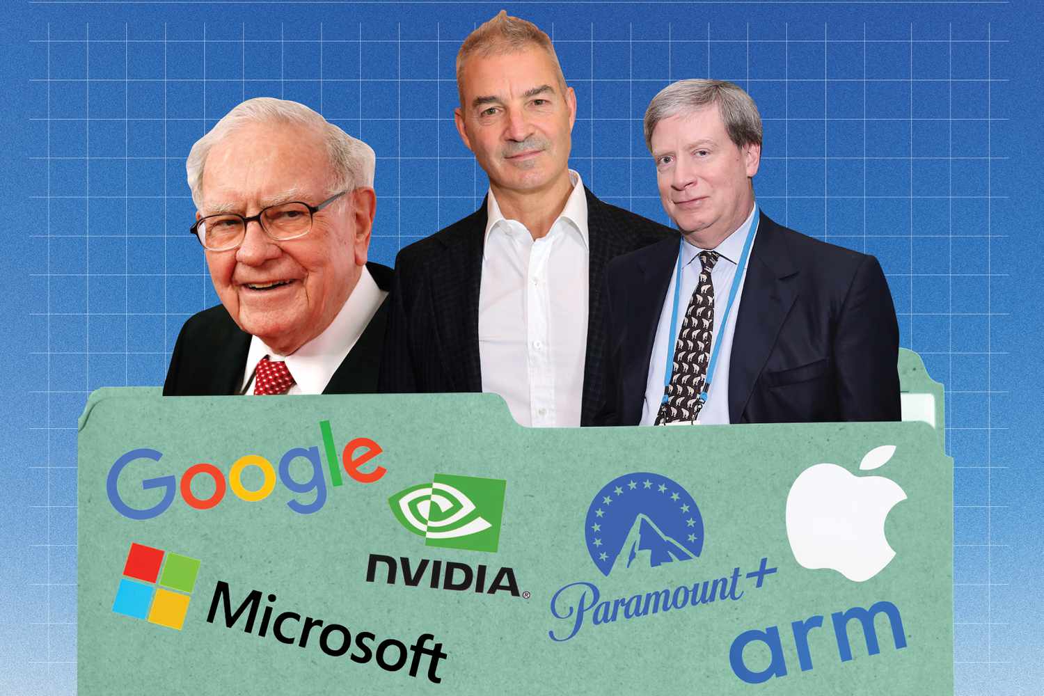 Photo illustration of Warren Buffett, Dan Loeb and Stanley Druckenmiller