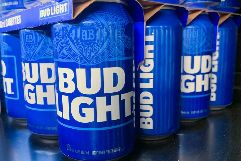 Bud Light cans