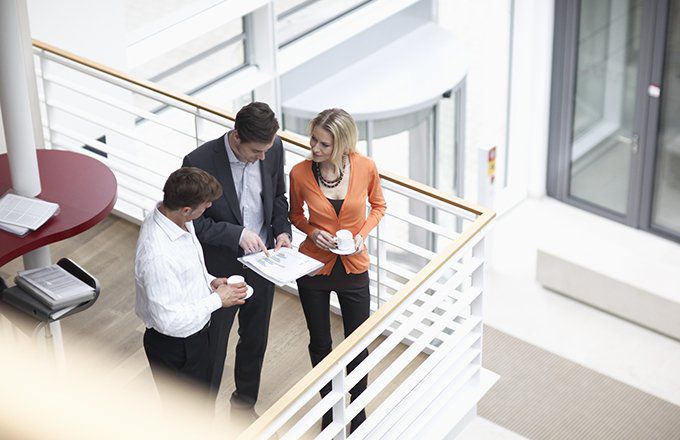 Business colleagues in meeting