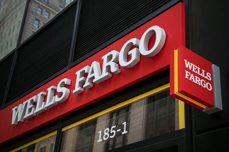 A Wells Fargo bank branch in New York in July 2023