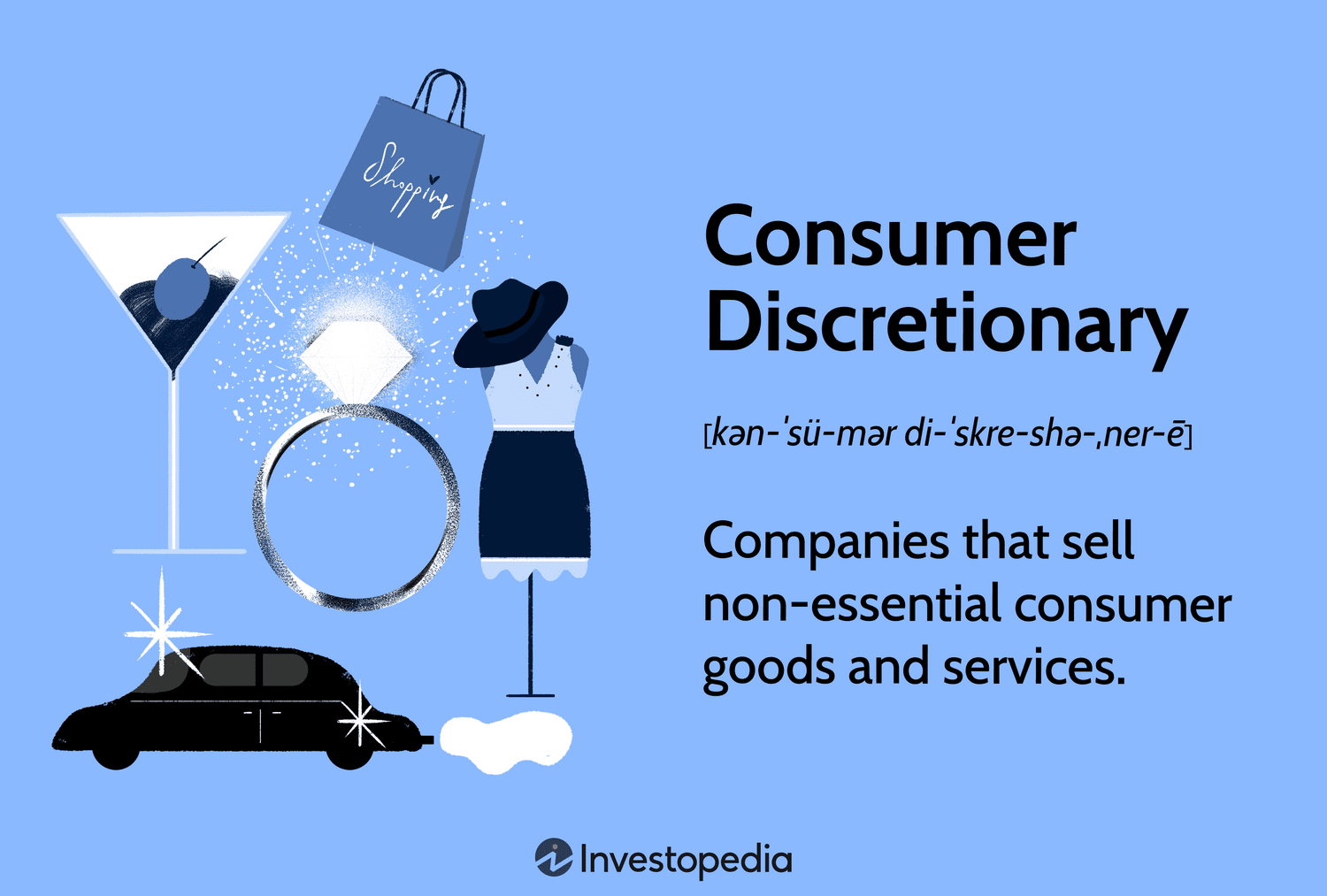 Consumer Discretionary: Companies that sell non-essential consumer goods and services.