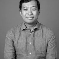 black and white picture of myles ma
