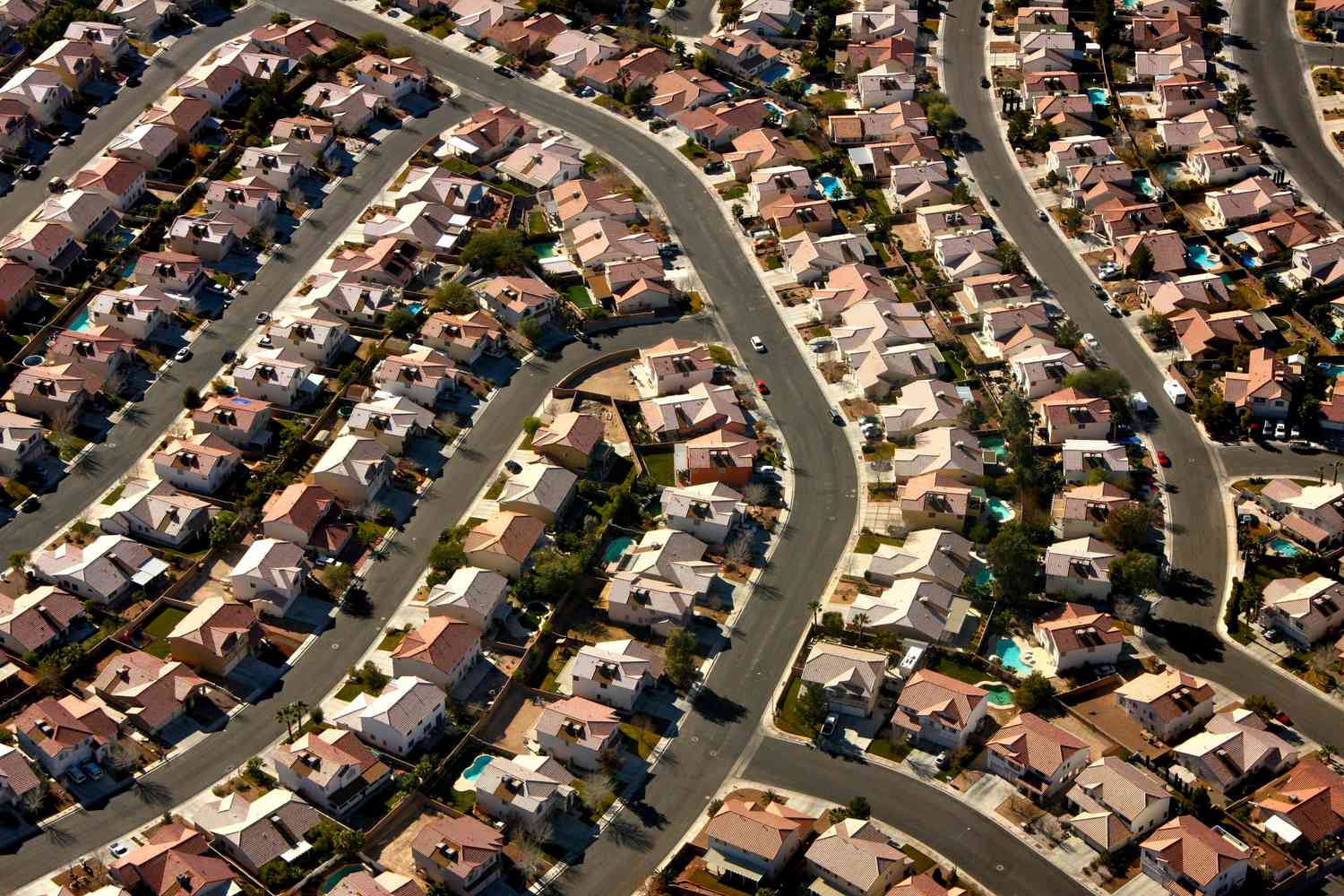 A housing development in Las Vegas
