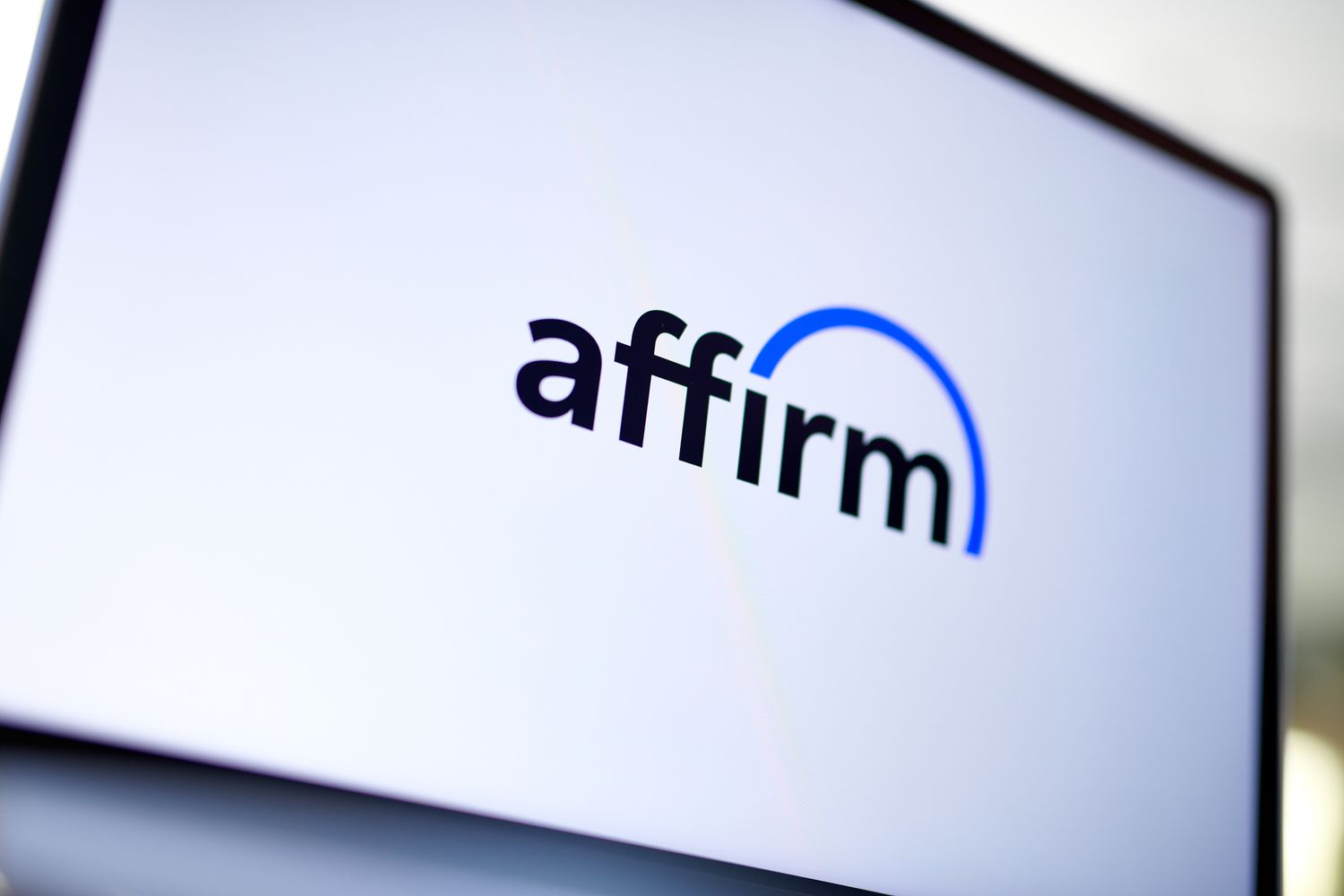 The Affirm logo on a laptop computer 