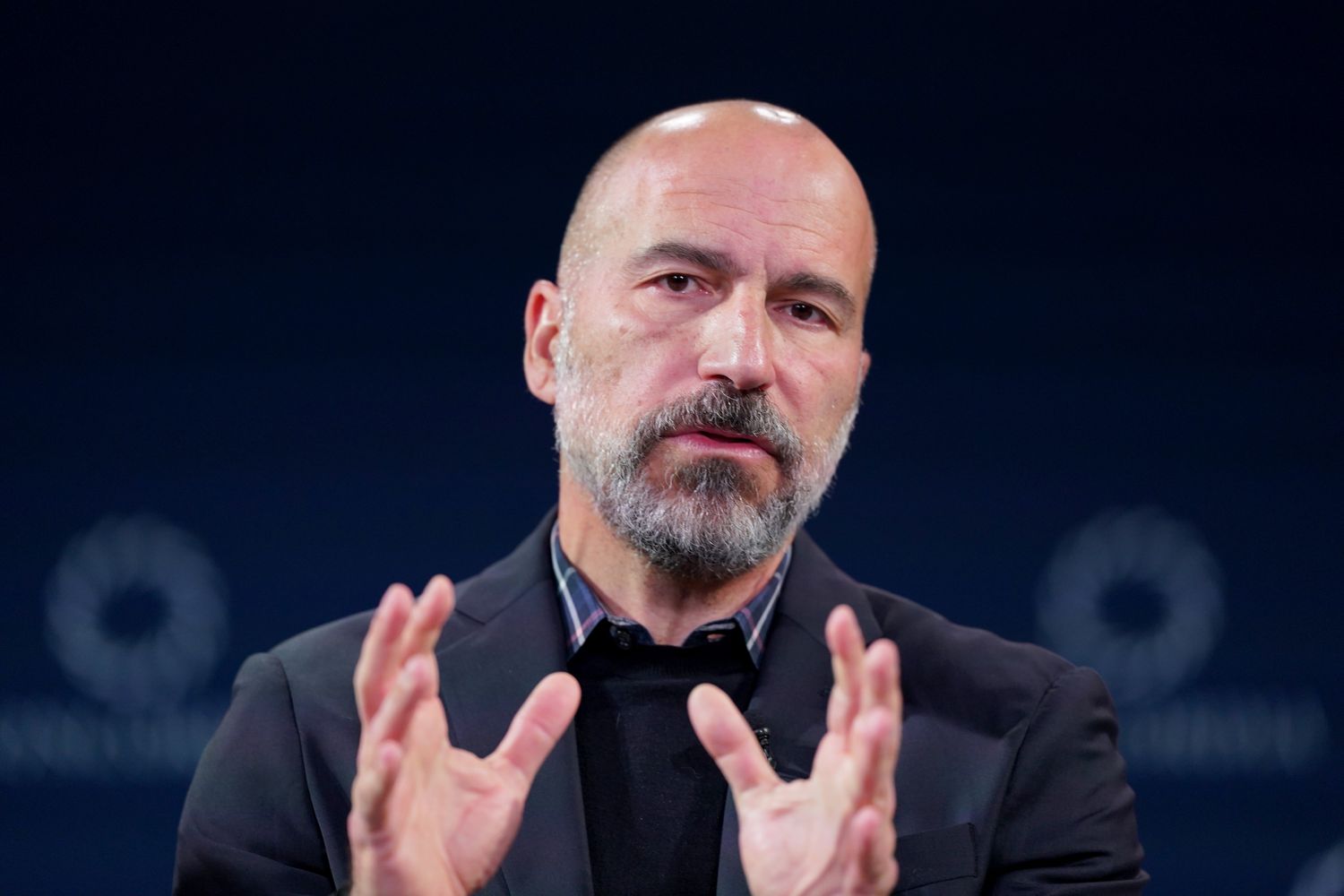 Uber CEO Dara Khosrowshahi speaks onstage during the 2024 Concordia Annual Summit at Sheraton New York Times Square on September 23, 2024 in New York City.