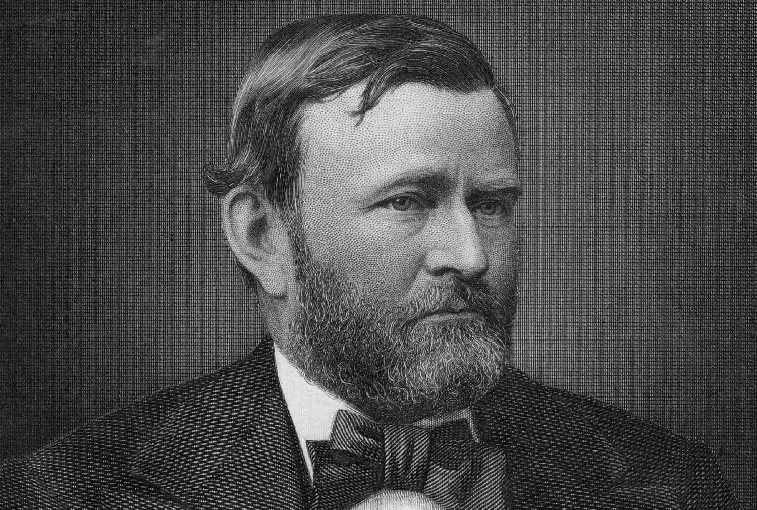 Engraved portrait of Ulysses S. Grant