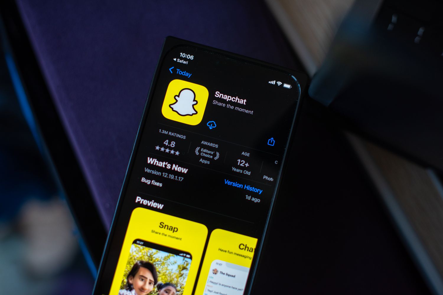 Snapchat app