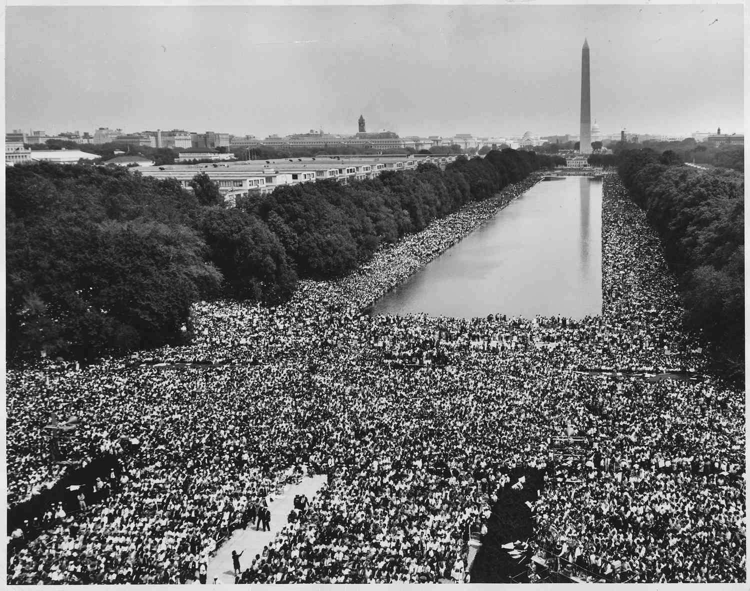 National Mall during the 'I Have a Dream' speech by Martin Luther King, Jr.